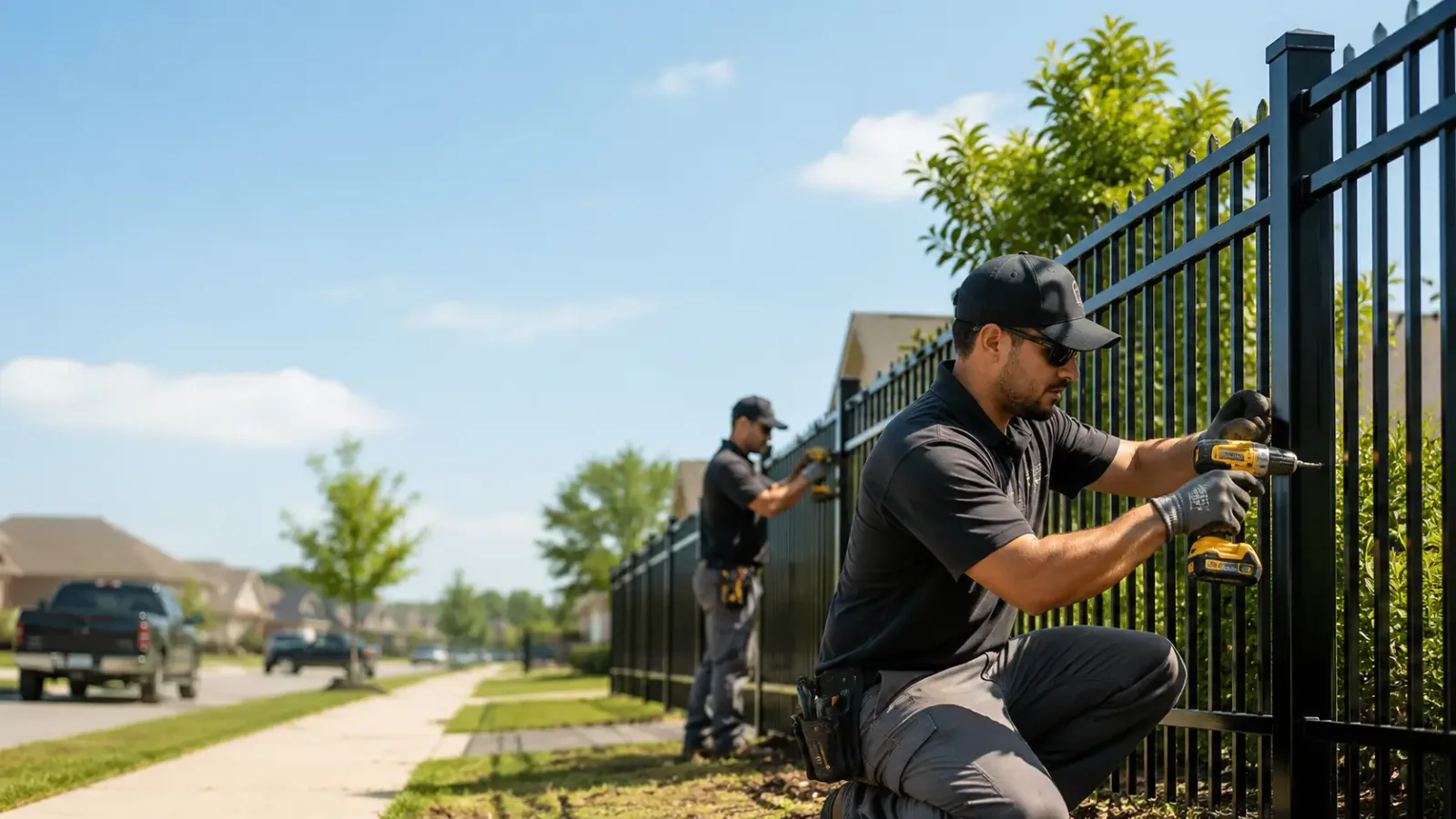 Metal Fence Installation in China Spring, TX